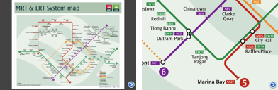 The Singapore Metro
 Map